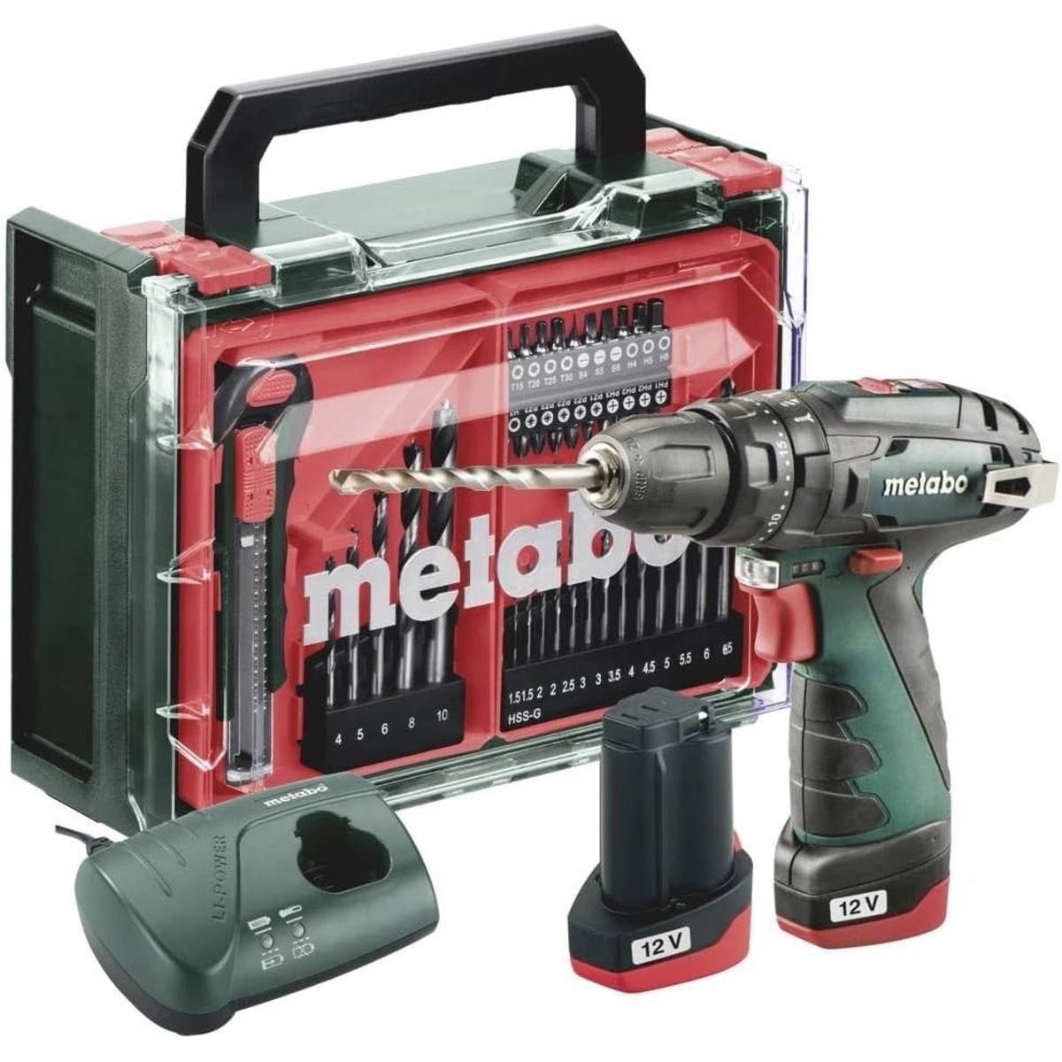 Дрель-шуруповерт Metabo PowerMaxx SB Basic (Цвет: Grren)