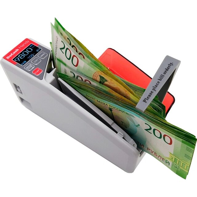 Счетчик банкнот DoCash Handy (Цвет: Red)