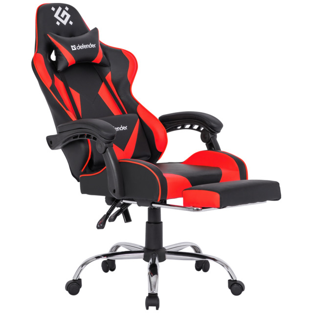 Игровое кресло Defender Pilot (Цвет: Red/Black)