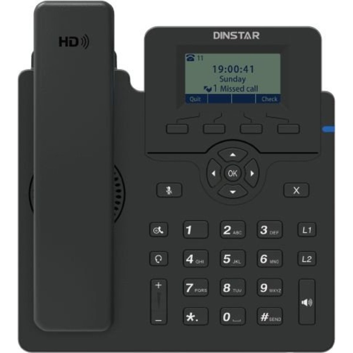 Телефон IP Dinstar C60SP, черный