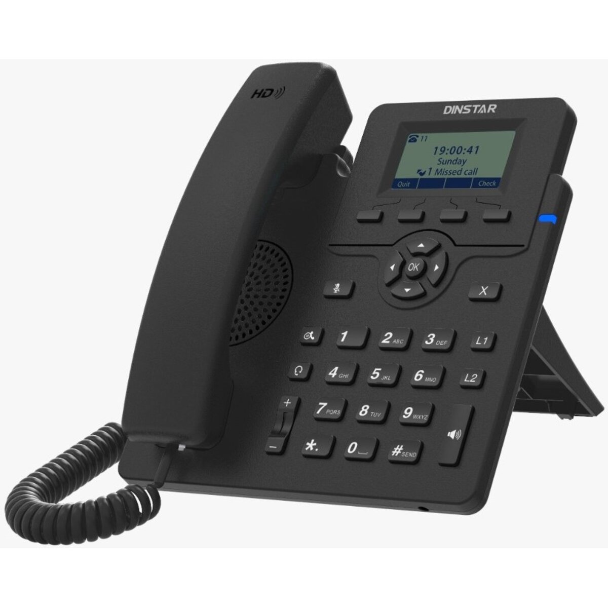 Телефон IP Dinstar C60SP, черный