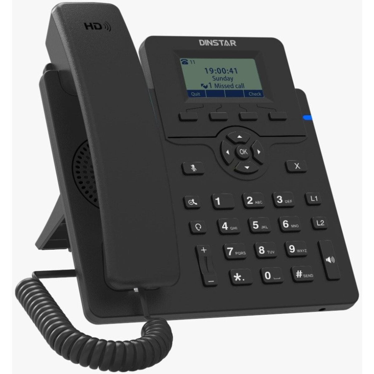 Телефон IP Dinstar C60SP, черный