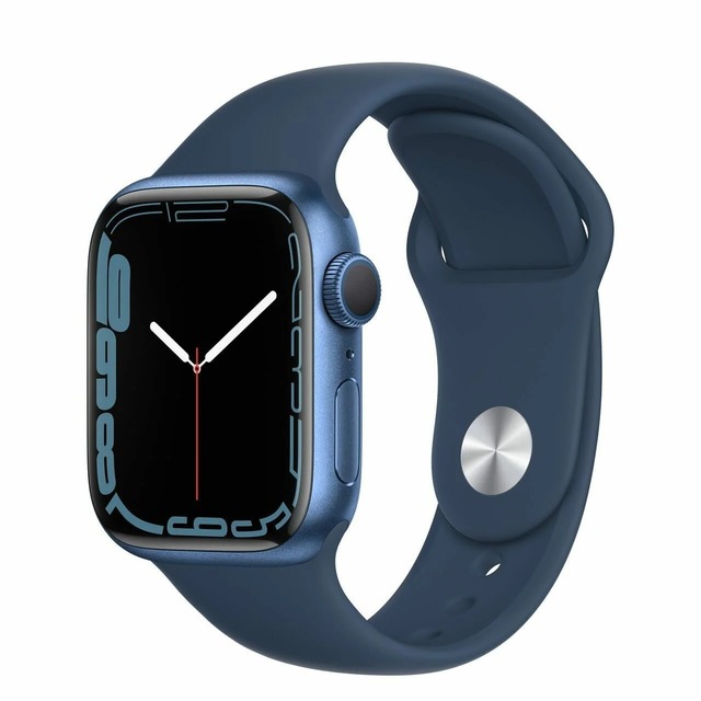 Умные часы Apple Watch Series 7 41mm Aluminum Case with Sport Band (Цвет: Abyss Blue)