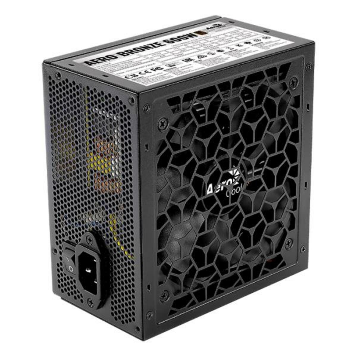 Блок питания Aerocool ATX 600W Aero Bronze