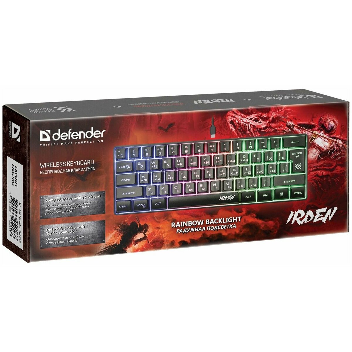 Клавиатура Defender Irden GK-215 (Цвет: Black)
