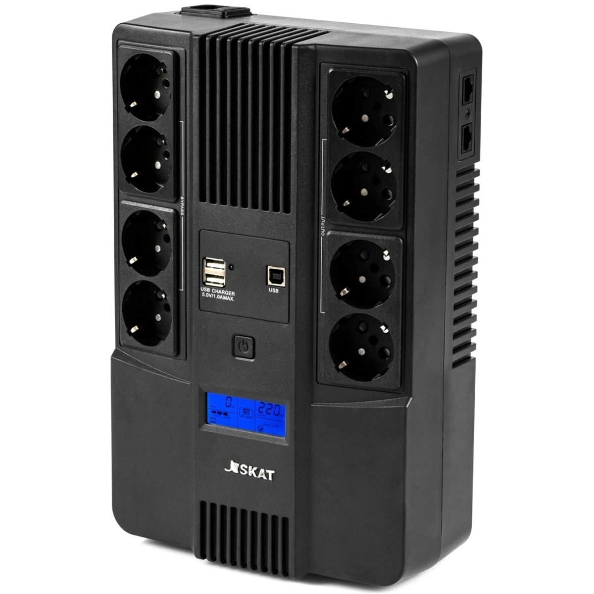 Источник бесперебойного питания Бастион SKAT-UPS 1000-AID-IN-1x9-8