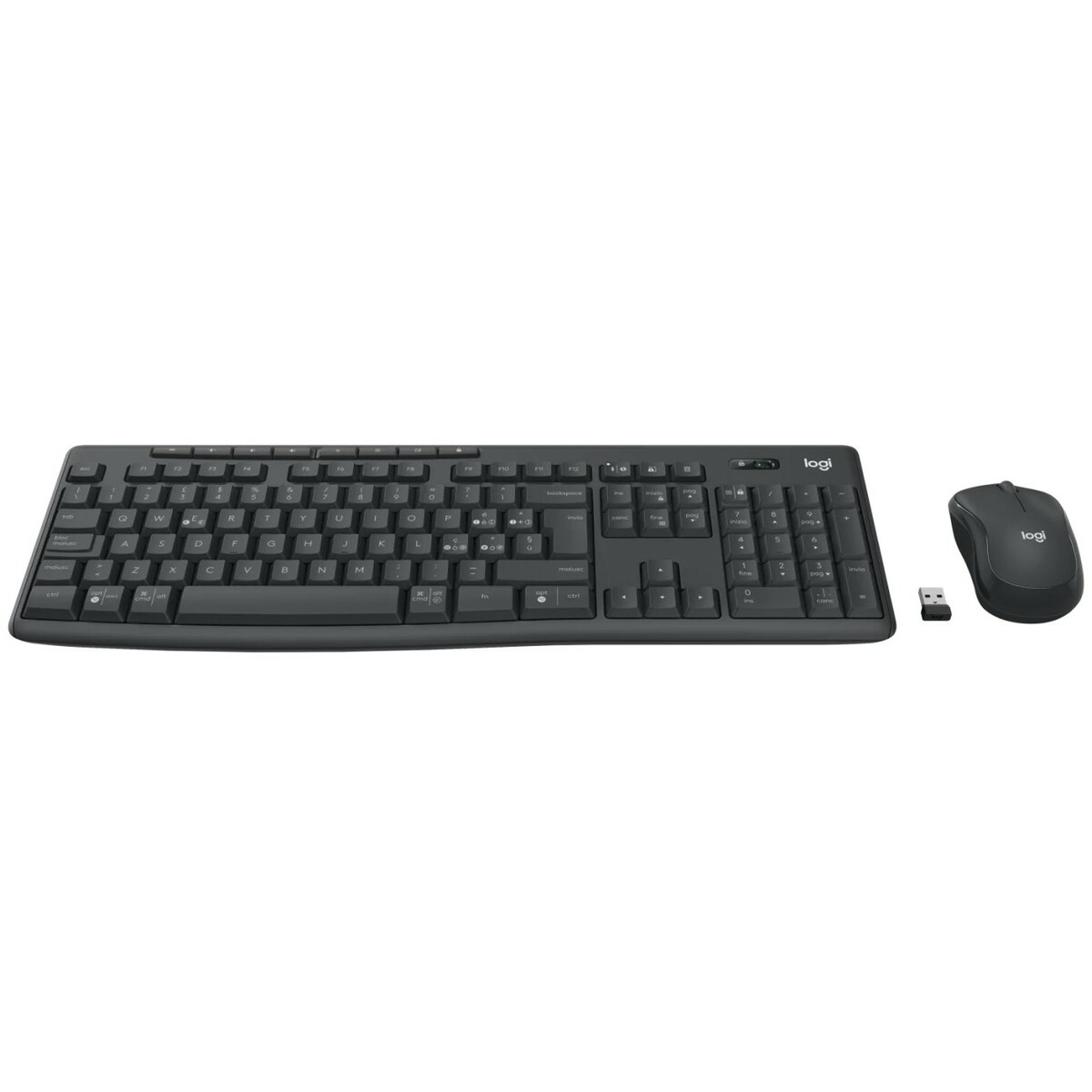 Клавиатура + мышь Logitech MK370, черный