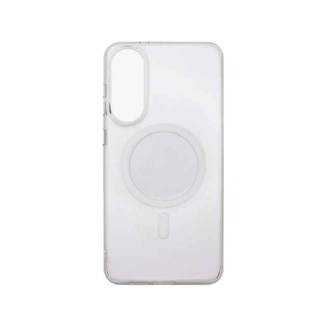 Чехол-накладка Devia Shark Series Magnetic Shockproof Case для смартфона Samsung Galaxy S25 Edge (Цвет: Clear)