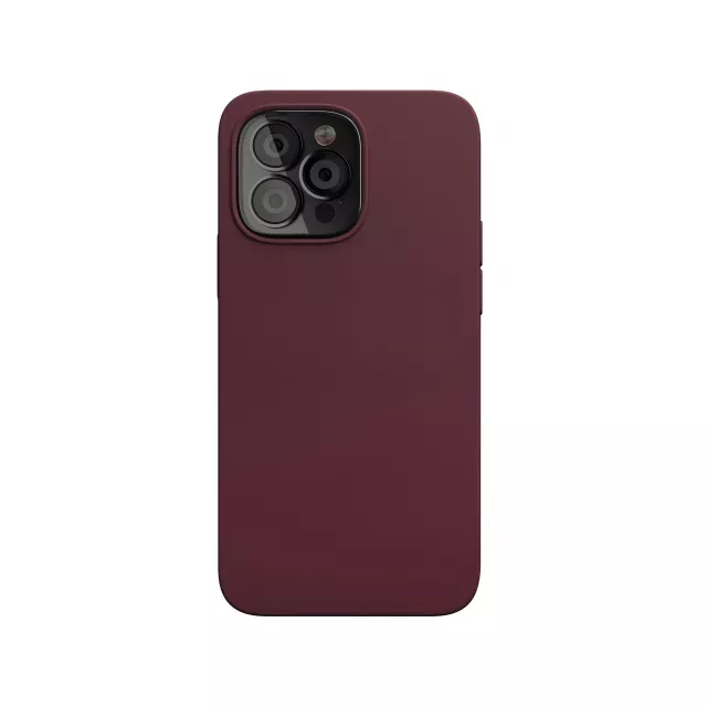 Чехол-накладка VLP Silicone Case для смартфона Apple iPhone 13 Pro Max (Цвет: Marsala)