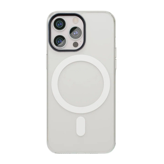 Чехол-накладка Comma Hard Jacket Anti-bakterial Magnetic Case для iPhone 15 Pro Max (Цвет: Clear)