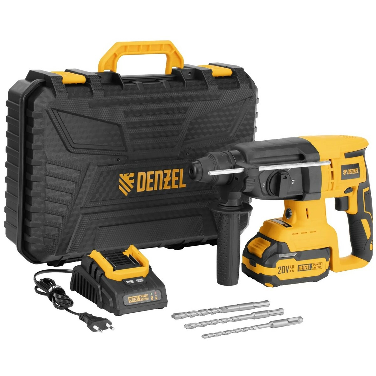 Перфоратор Denzel RHH-BL-20-28 (Цвет: Yellow / Black)