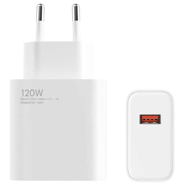 Устройство зарядное сетевое Xiaomi 120W Charging Combo USB Type-A MDY-13-EE, белый