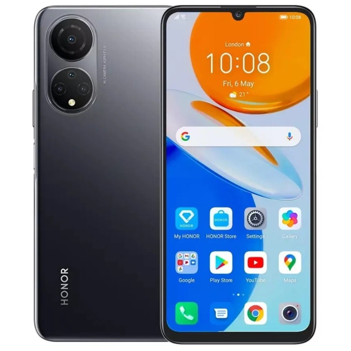 Смартфон Honor X7 4/128Gb (Цвет: Midnight Black)