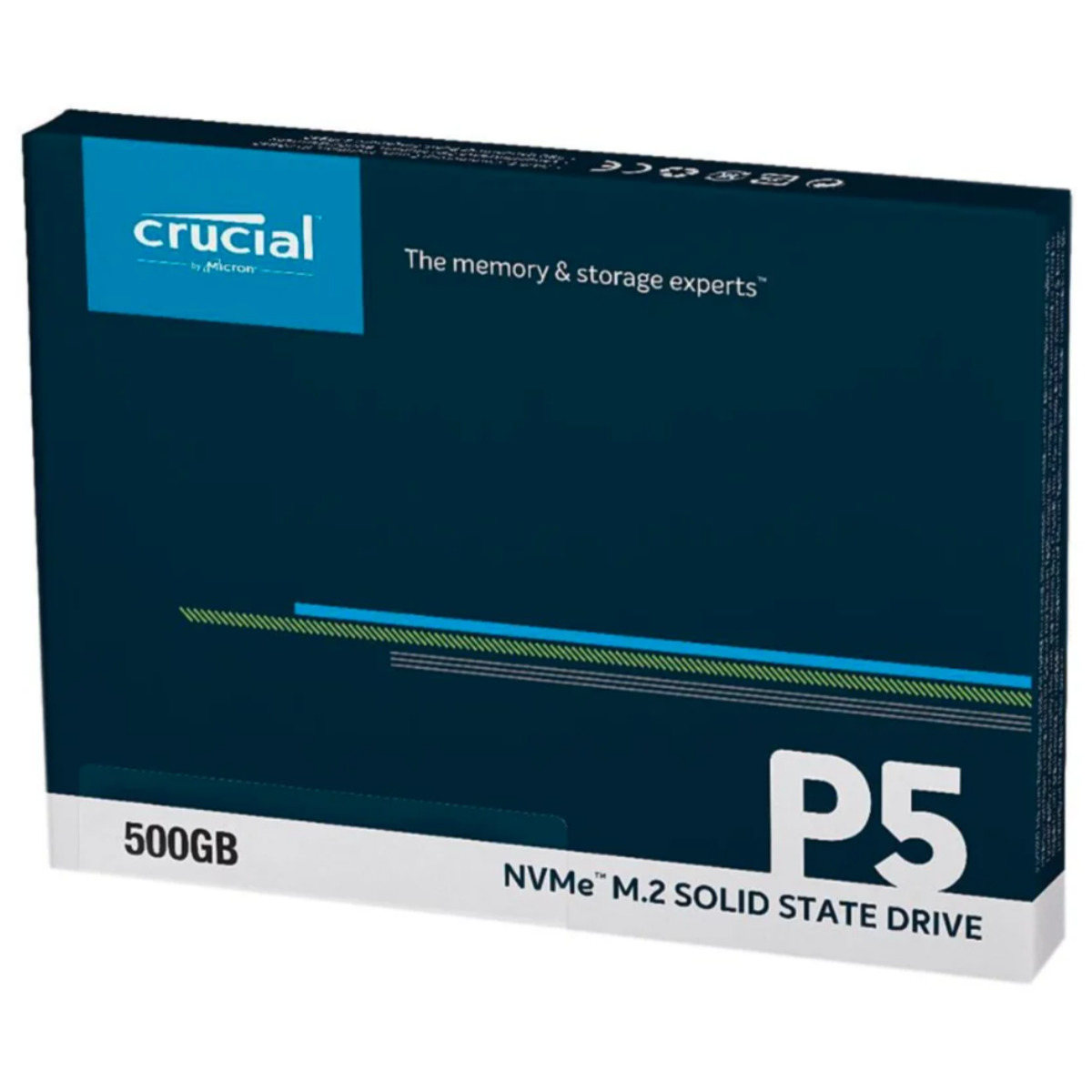 Накопитель SSD Crucial PCI-E 4.0 x4 500Gb CT500P5PSSD8
