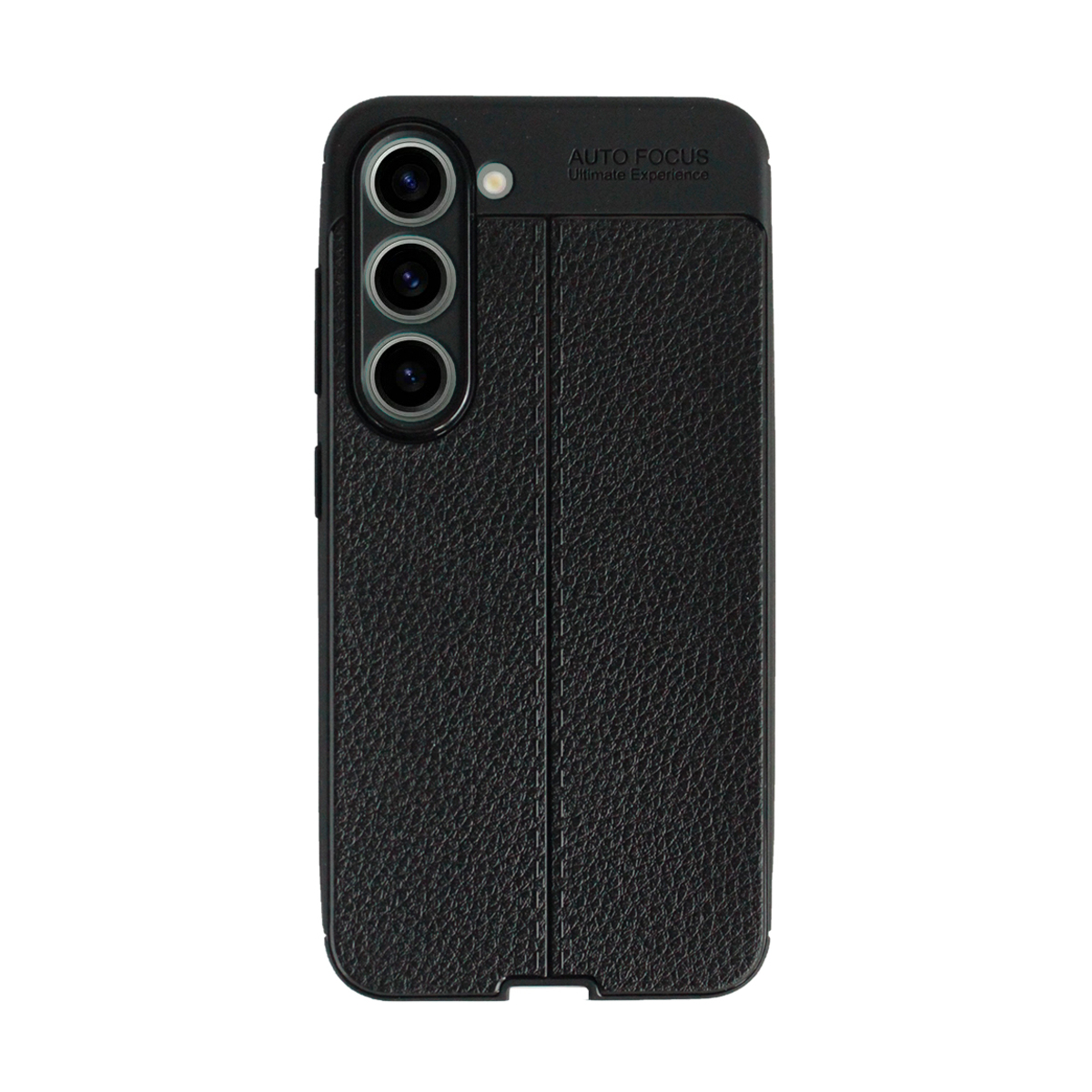 Чехол-накладка Devia Leather Texture Shockproof Case для смартфона Samsung Galaxy S23, черный