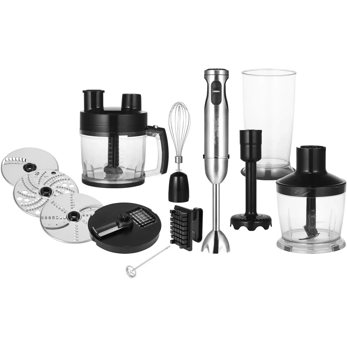 Блендер погружной Polaris PHB 1637AL CUBE (Цвет: Inox/Black)