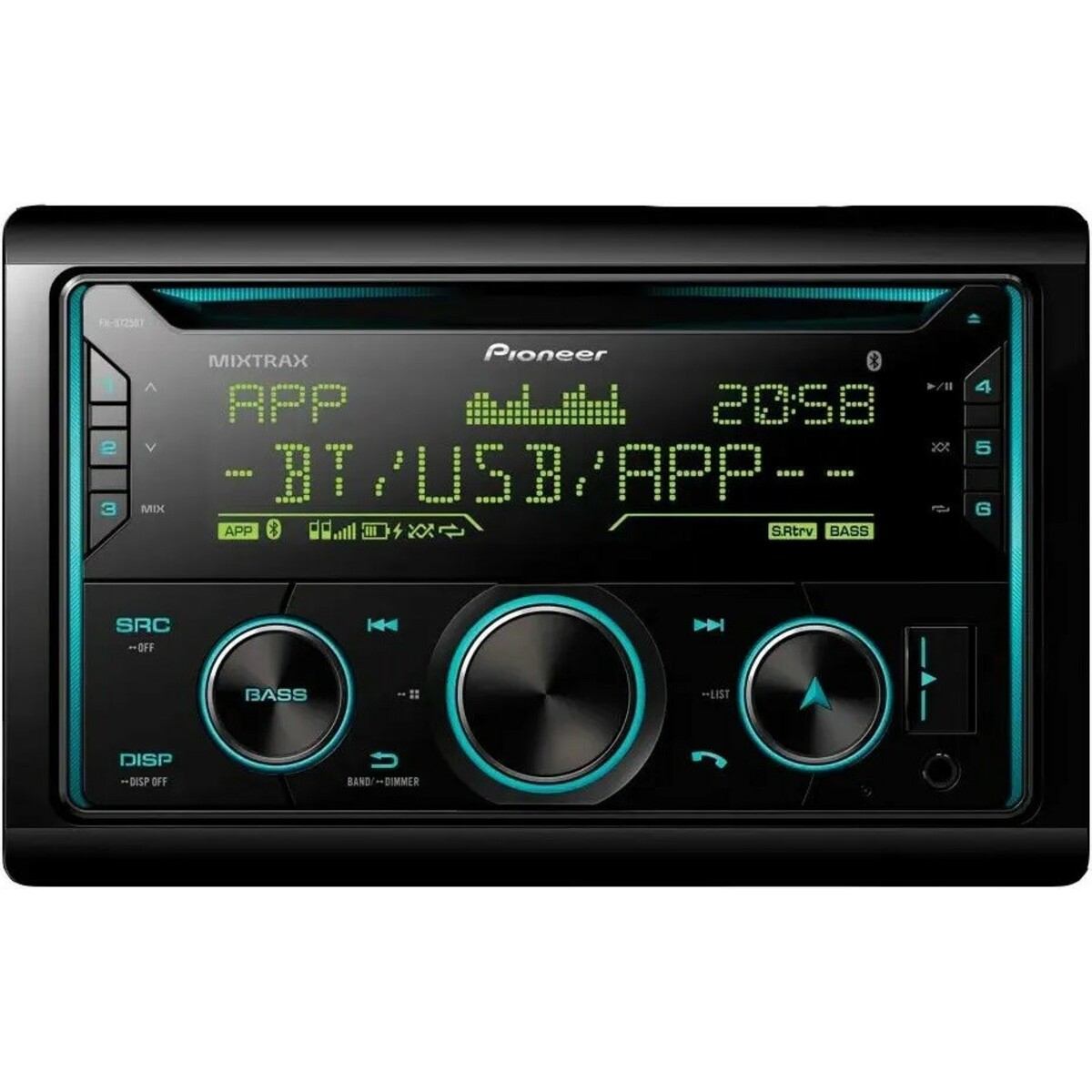 Автомагнитола Pioneer FH-S725BT, черный