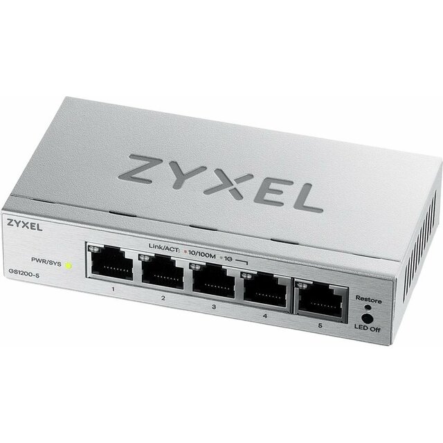 Коммутатор Zyxel GS1200-5V3-EU0101F