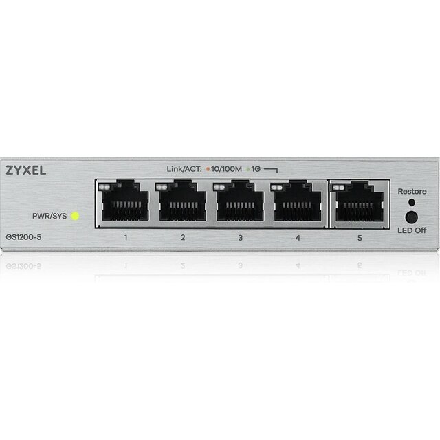 Коммутатор Zyxel GS1200-5V3-EU0101F