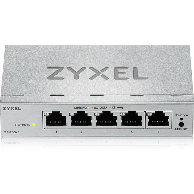 Коммутатор Zyxel GS1200-5V3-EU0101F