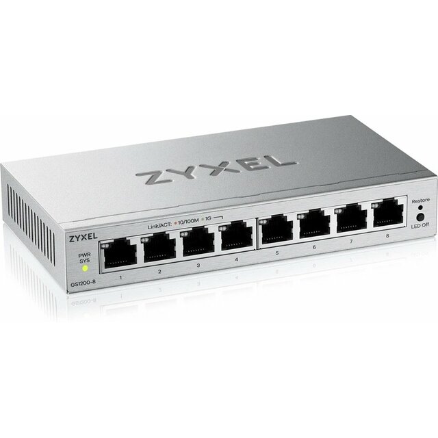 Коммутатор Zyxel GS1200-8V3-EU0101F