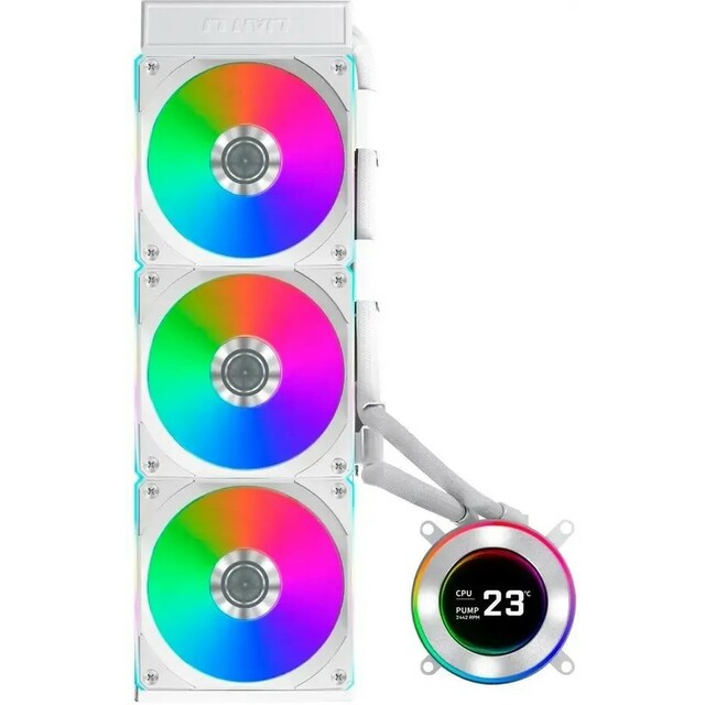 Система водяного охлаждения Lian-Li HydroShift II LCD-C 360CL, белый
