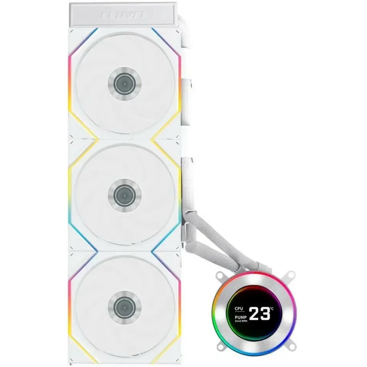 Система водяного охлаждения Lian-Li HydroShift II LCD-C 360TL, белый