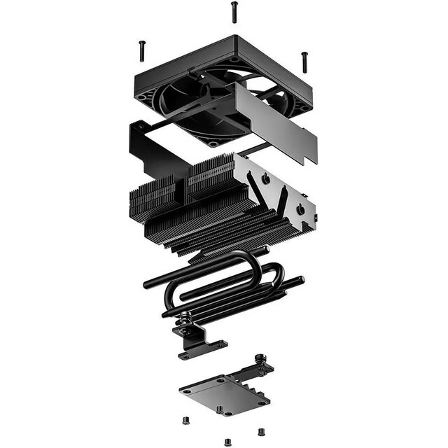 Устройство охлаждения(кулер) ID-Cooling IS-53-XT, черный Устройство охлаждения(кулер) ID-Cooling IS-53-XT, черный