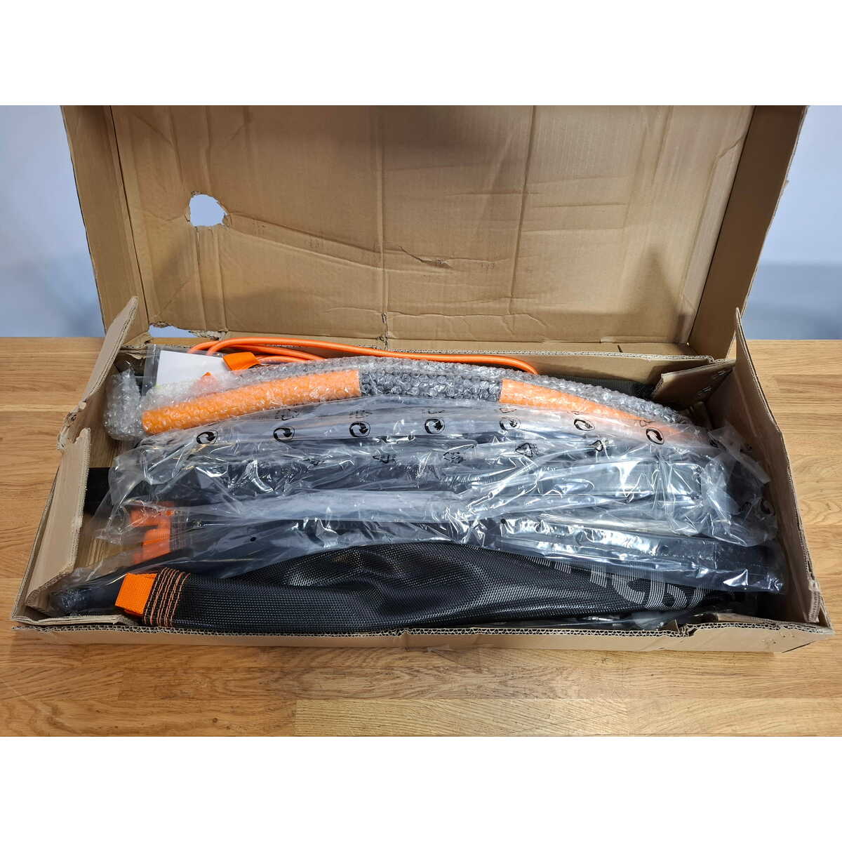 Батут Techsport TX-B6918B (Цвет: Black/Orange)