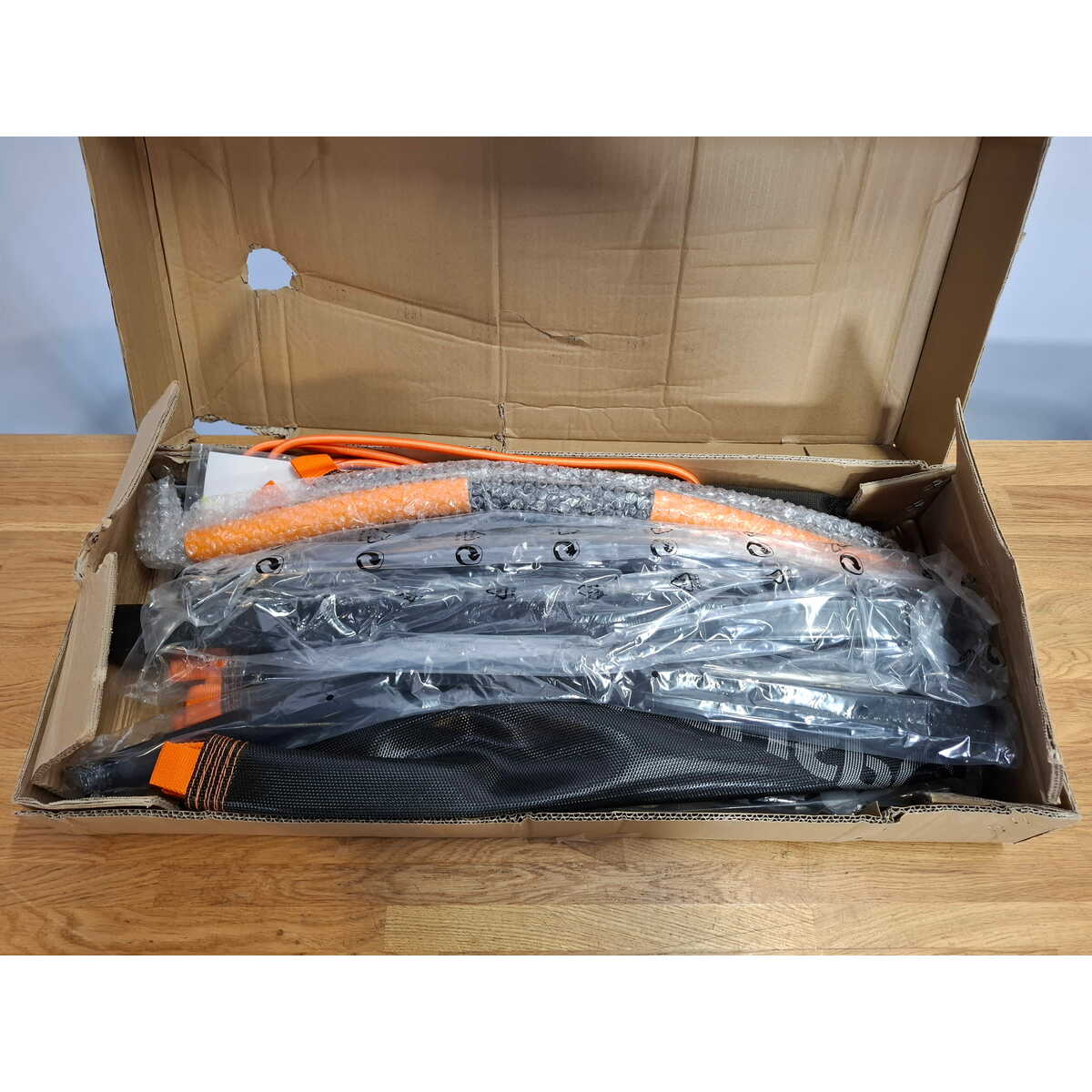 Батут Techsport TX-B6918B (Цвет: Black/Orange)