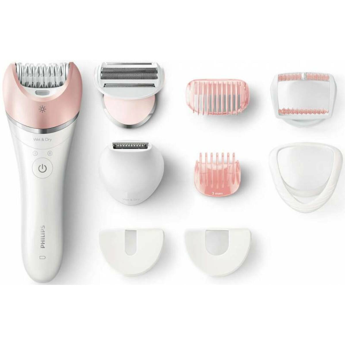 Эпилятор Philips BRE640 / 00 (Цвет: White / Pink)