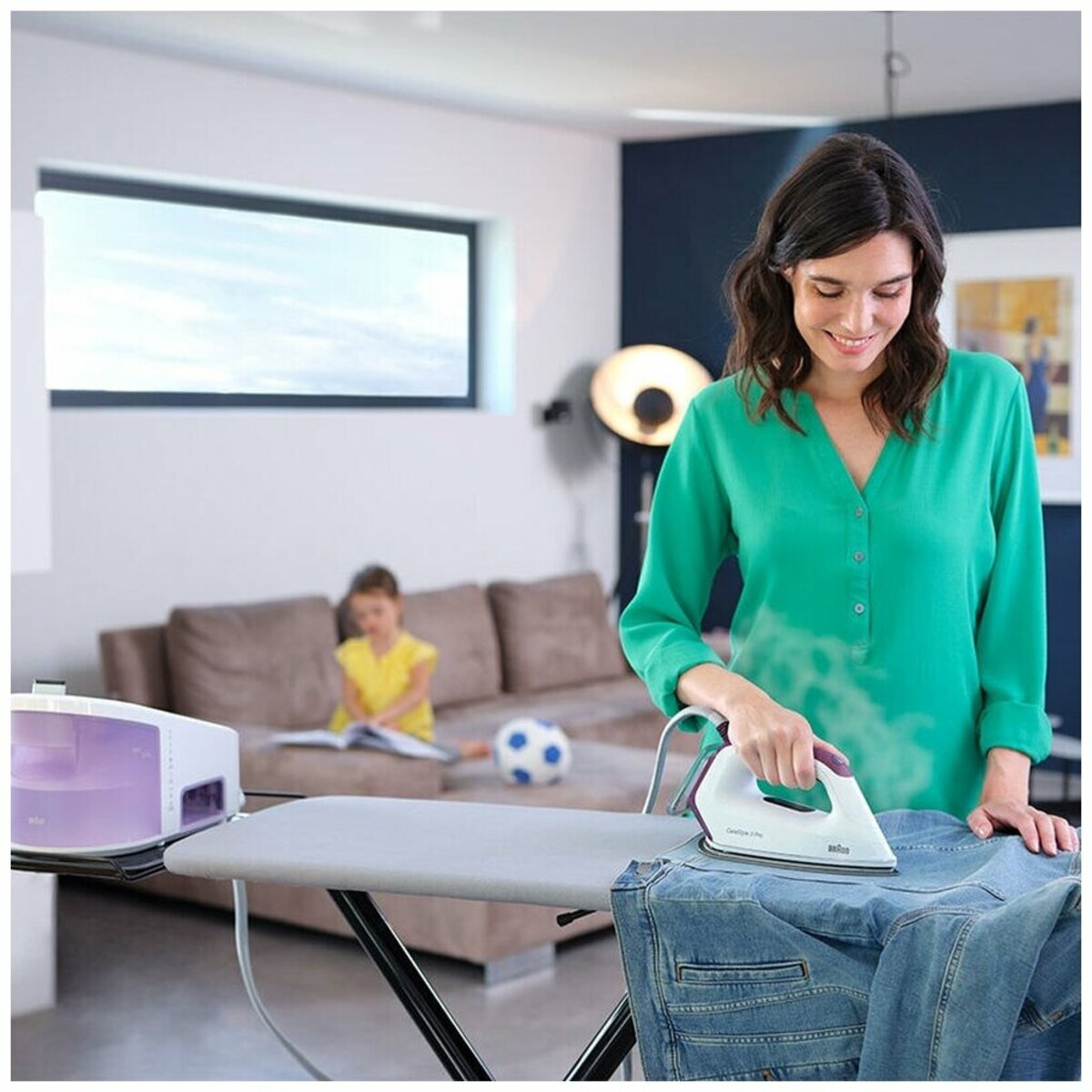 Парогенератор Braun IS3155VI SS (Цвет: White/Purple)