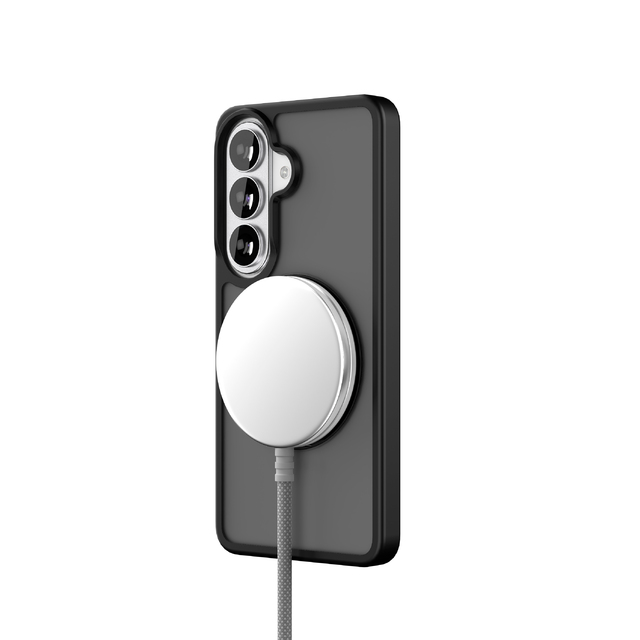 Чехол-накладка VLP Ring Case with MagSafe для смартфона Samsung Galaxy S26 (Цвет: Black)