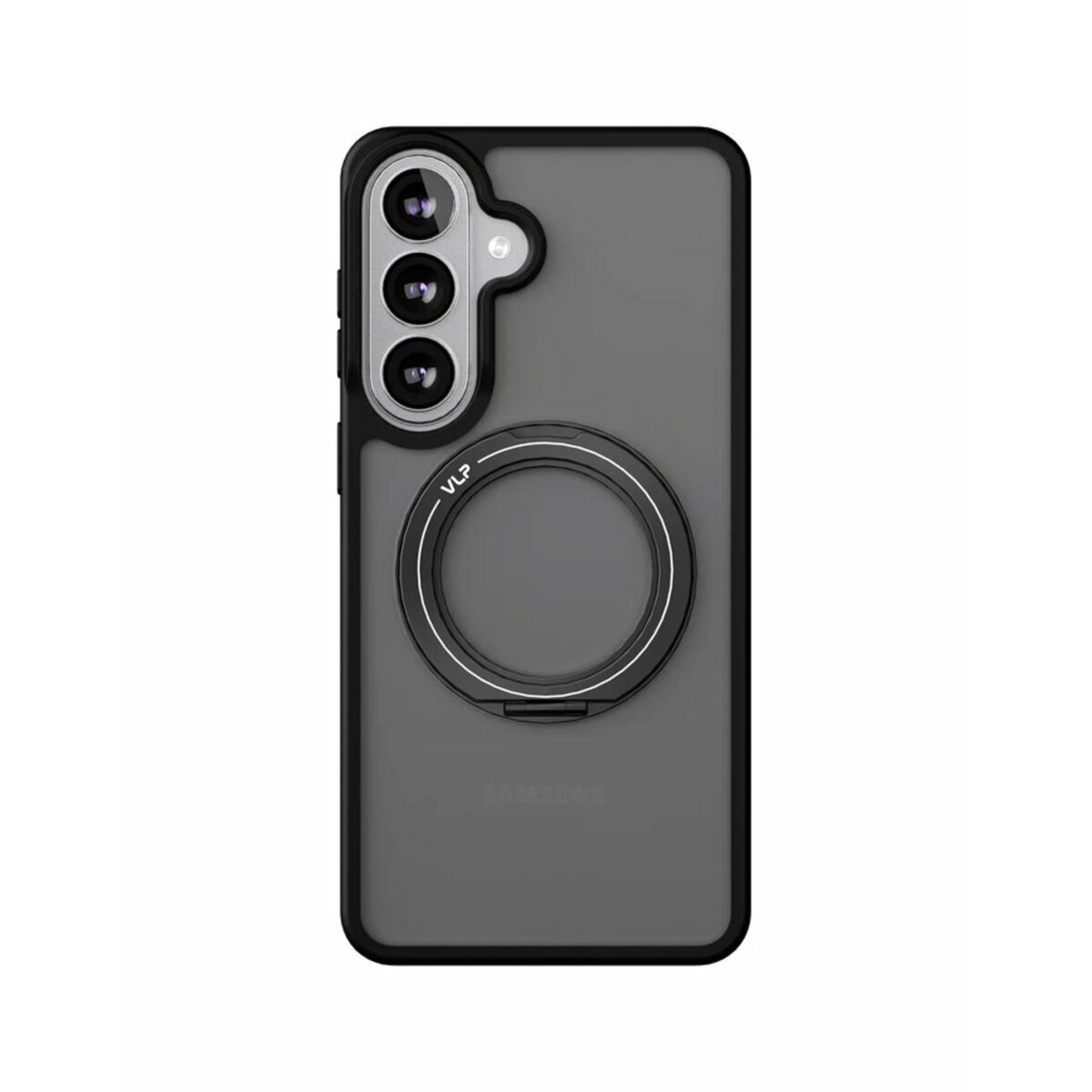 Чехол-накладка VLP Ring Case with MagSafe для смартфона Samsung Galaxy S26 (Цвет: Black)