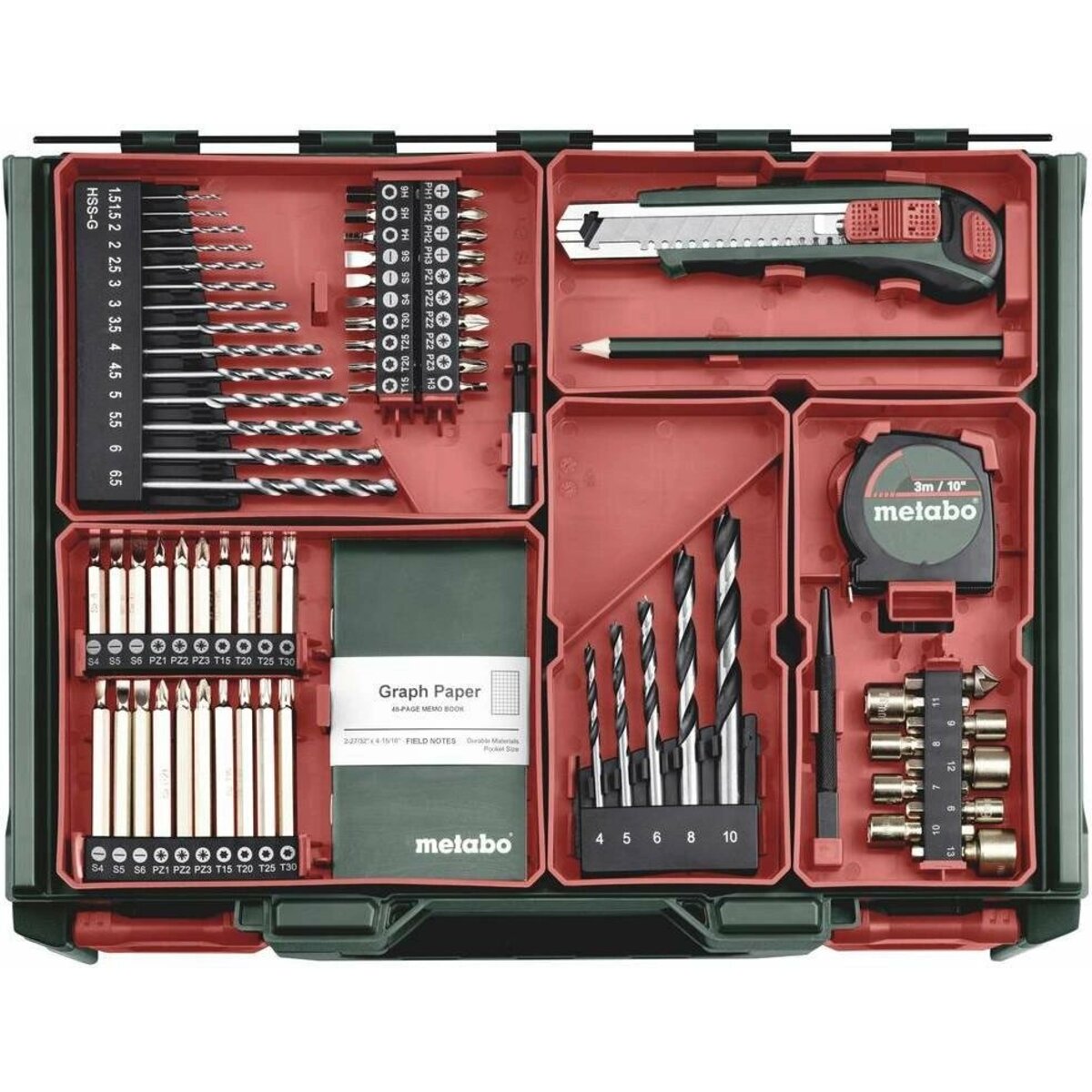 Дрель ударная Metabo BS 18 Set (Цвет: Green)