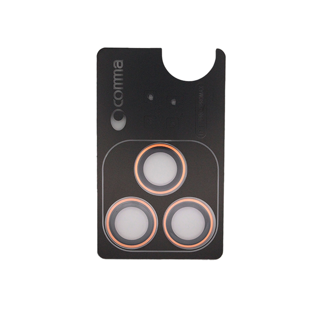 Защитное стекло для камеры Comma Eagle Eyes Series AR Lens Protector для iPhone 17 Pro / 17 Pro Max (Цвет: Orange)