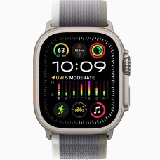 Умные часы Apple Watch Ultra 2 49mm Titanium Case with Trail Loop M/L (Цвет: Green/Gray)