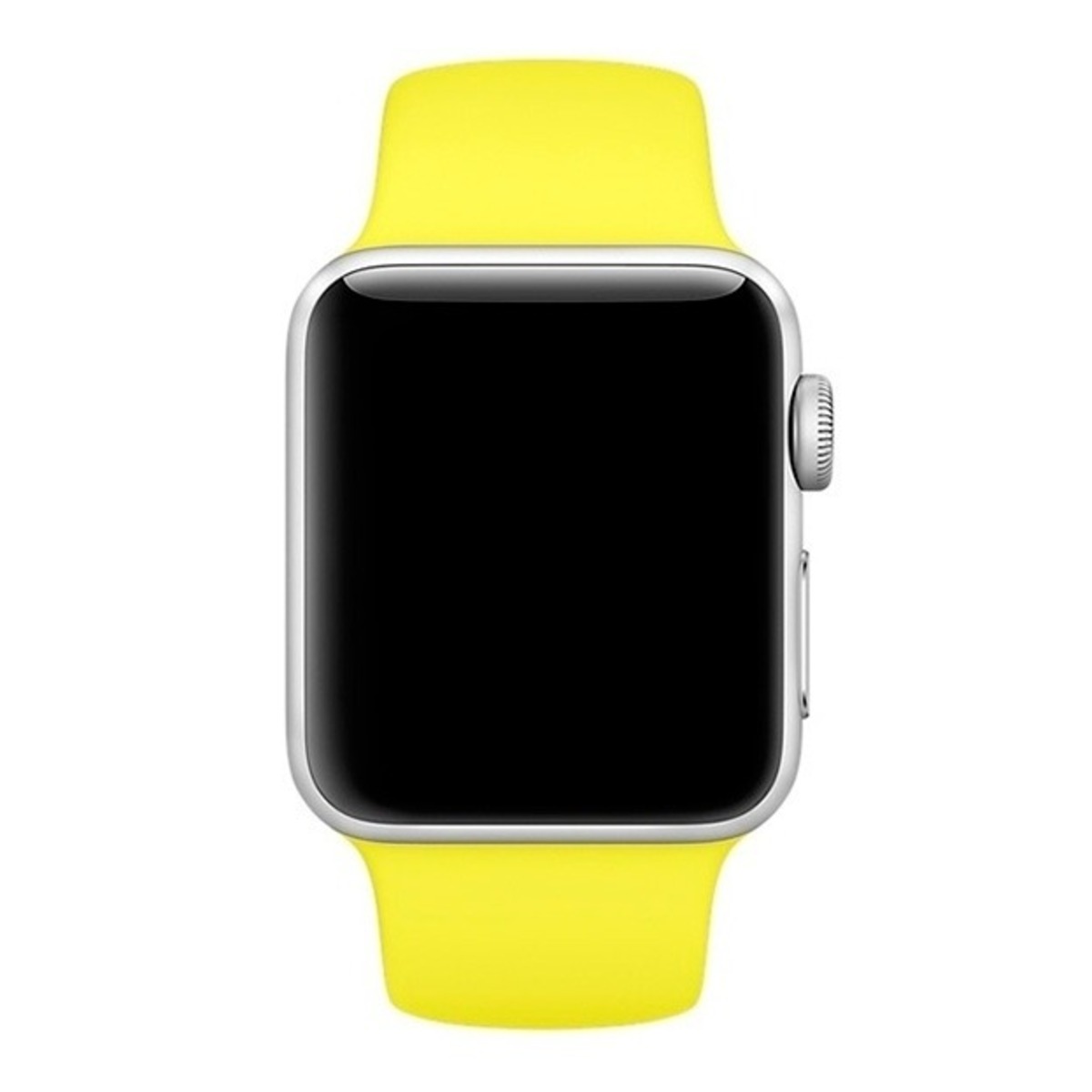 Ремешок силиконовый для Apple Watch 38 / 40 mm (Цвет: Yellow)