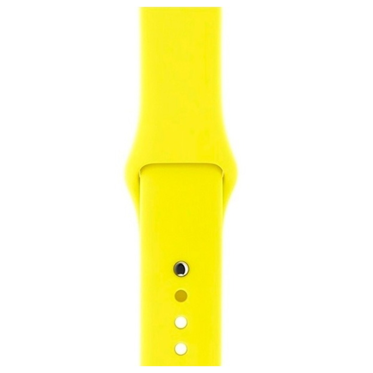 Ремешок силиконовый для Apple Watch 38 / 40 mm (Цвет: Yellow)