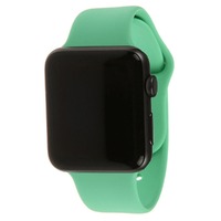 Ремешок силиконовый для Apple Watch 38/40 mm (Цвет: Green)