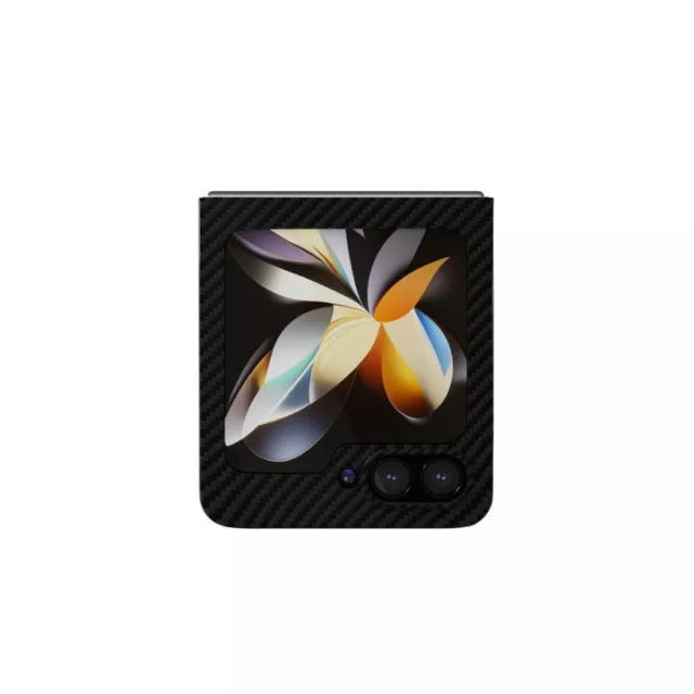 Чехол-накладка VLP Kevlar Сase для смартфона Samsung Z Flip 5, черный