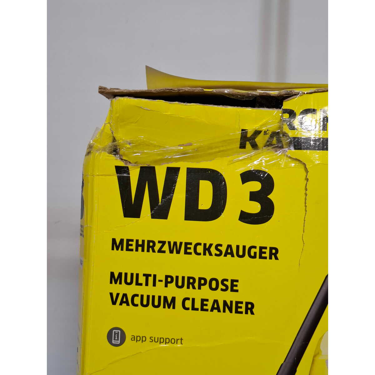 Строительный пылесос Karcher WD 3 S V-17/4/20 (Цвет: Yellow)