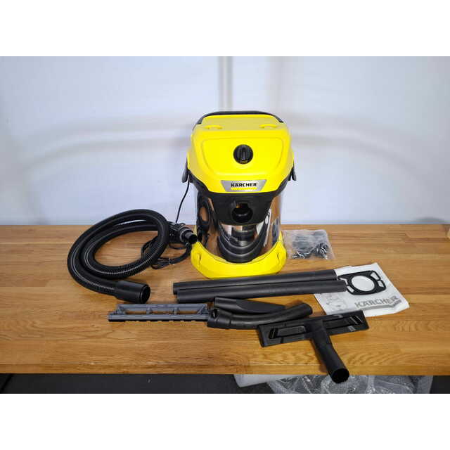 Строительный пылесос Karcher WD 3 S V-17 / 4 / 20 (Цвет: Yellow)