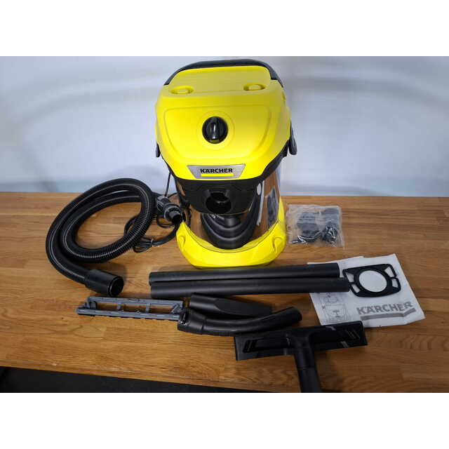 Строительный пылесос Karcher WD 3 S V-17 / 4 / 20 (Цвет: Yellow)