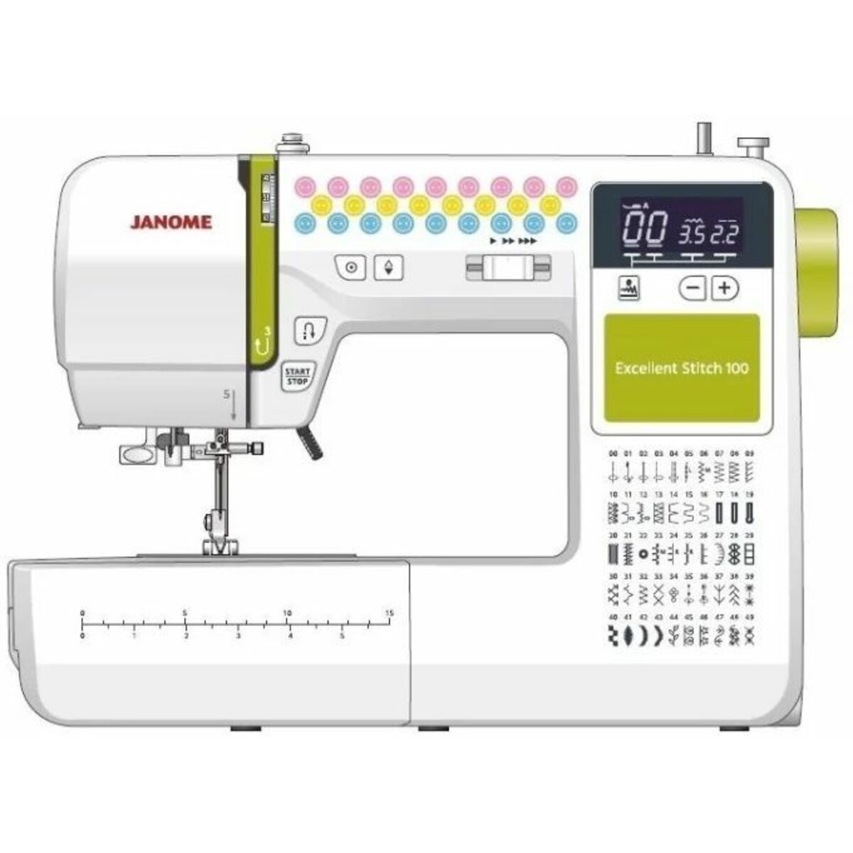 Швейная машина Janome Excellent Stitch 100 (Цвет: White)