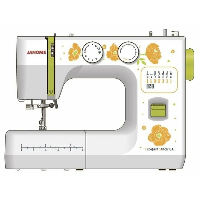 Швейная машина Janome Excellent Stitch 15A (Цвет: White)