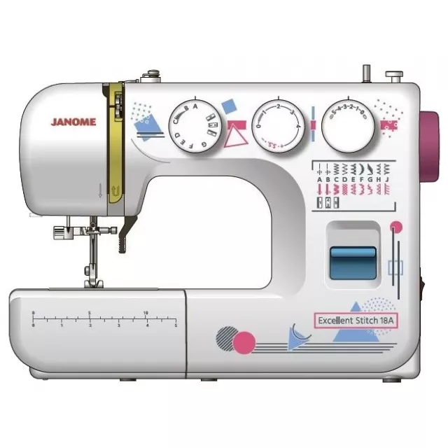 Швейная машина Janome Excellent Stitch 18A (Цвет: White)