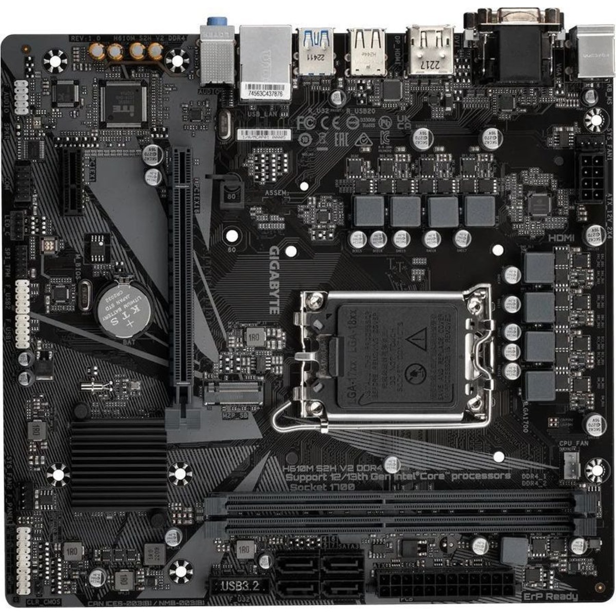 Материнская плата Gigabyte H610M S2H V2 DDR4