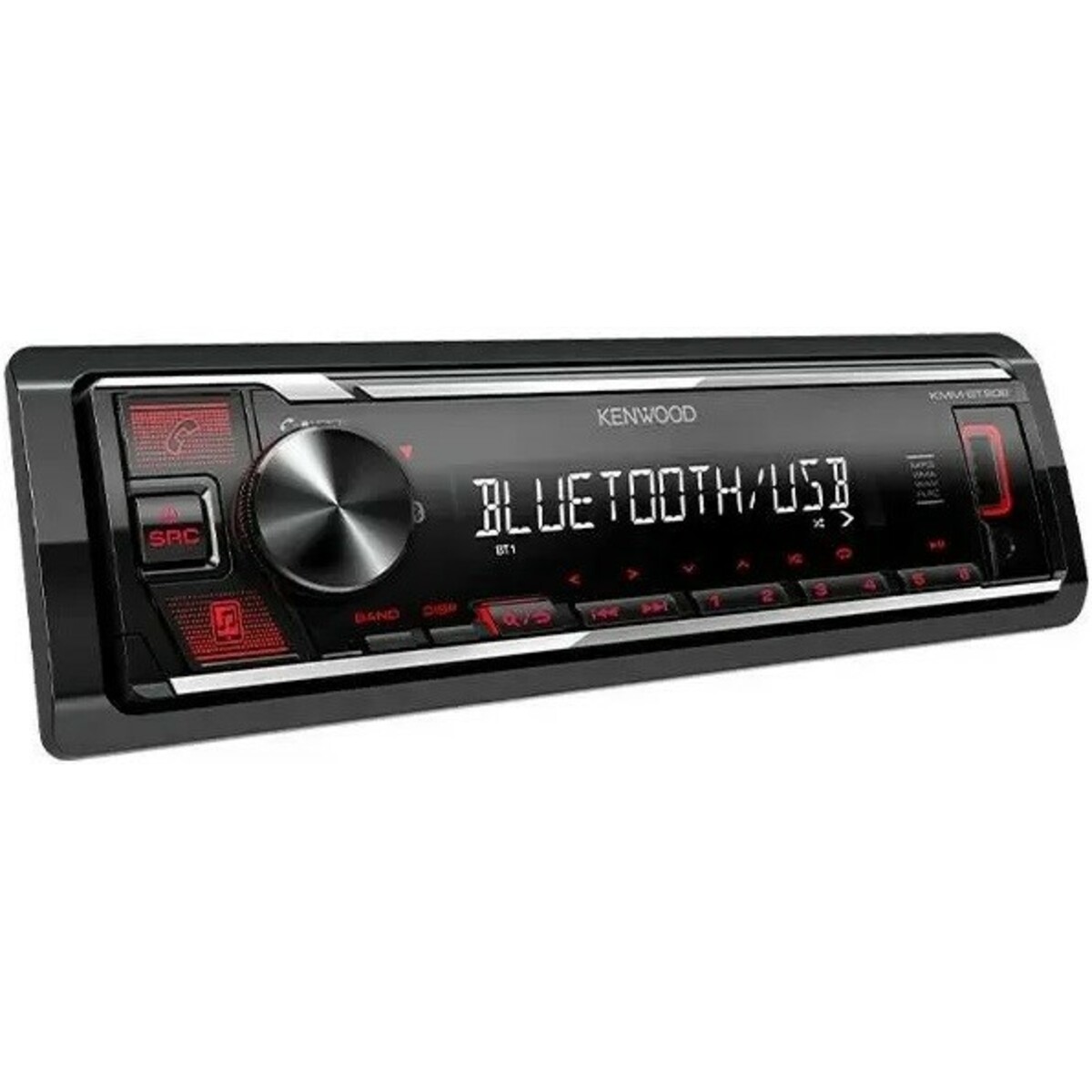 Автомагнитола Kenwood KMM-BT208, черный