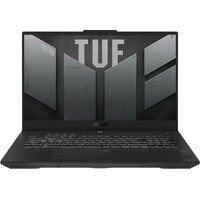 Ноутбук Asus TUF Gaming A17 FA707NV-HX064 (AMD Ryzen 5 7535HS 3.3Ghz/16Gb DDR5/SSD 1Tb/NVIDIA GeForce RTX4060 8Gb/17.3 /IPS/FHD (1920x1080)/noOS/gray/WiFi/BT/Cam)